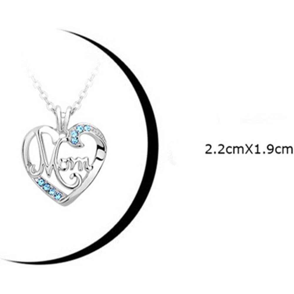 Christmas Gifts For Women, New Mom Birthday Gifts Mothers Day Pendant Necklace R View 3